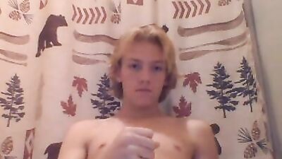 My little brother is in the room so I head to the bathroom boys porn