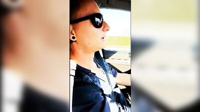 Carjacked Cumshots - Helping Hand While Driving Boys Porn