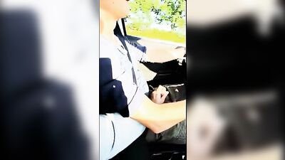 Carjacked Cumshots - Helping Hand While Driving Boys Porn