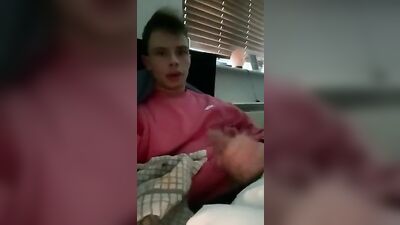 Pink Hoody Dirty Boy Cam Porn: Amature Solo trackies chav scally Sexy Shoots Cum!