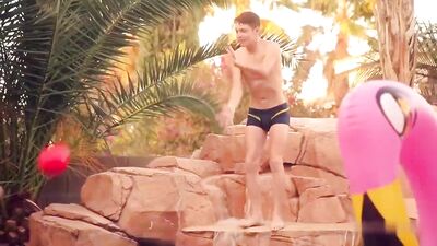 Gangbang Twinks at Fun Pool: Hot Gay Porn Action!