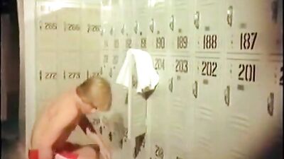 The Locker Room Meeting Point: Gay Porn Bareback Handjob Vintage