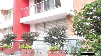 Latino Boy in Bagota Gets Extra Cash: Bareback Cum Shots!