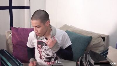 Latino Boy in Bagota Gets Extra Cash: Bareback Cum Shots!