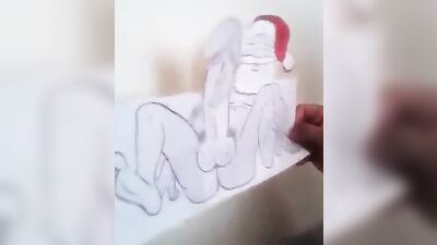 Christmas Card Fun Fest - Hardcore Gay Porn Video