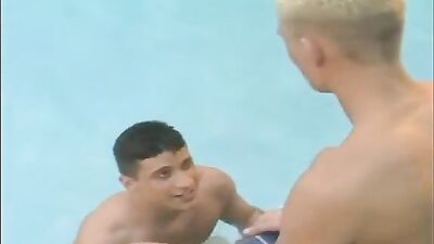 Twinks in Flip-Flops - Poolside Cum Shots and Wet Sex!