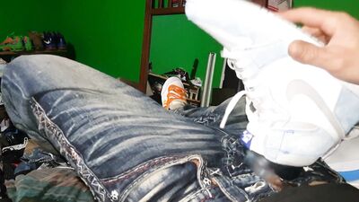 Sneakers and Fleshlight Lovers First Time Adventure