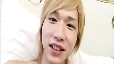 Japanese Blond Boy Cum Teen Porn: Action Asian Bliss!