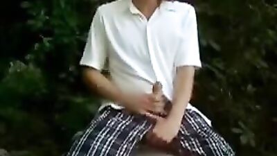 Outdoor Quickie - Young Solo Jock Adventure!