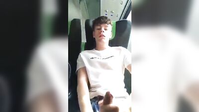 Train Boys Porn: Amateur Cum Shots in Public!