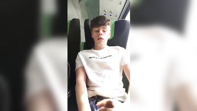 Train Boys Porn: Amateur Cum Shots in Public!