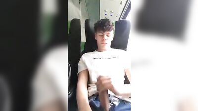 Train Boys Porn: Amateur Cum Shots in Public!