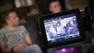 Gay Porn Threesome with British Twinks: Action Amateur Big Cocks