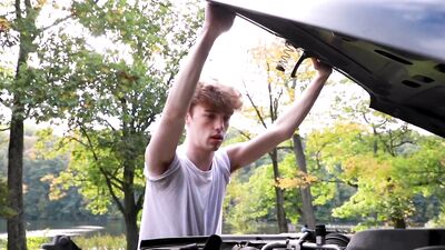 Stranded slutboy gay porn tube