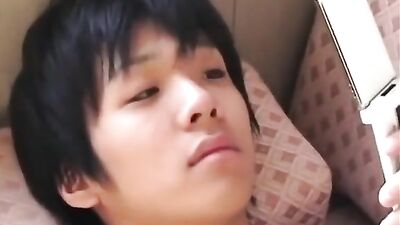 Japanese Teen Jerking with a Cellphone