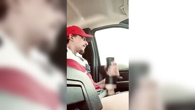 Straight Frat Boys Risk It All in Public Parking Lot