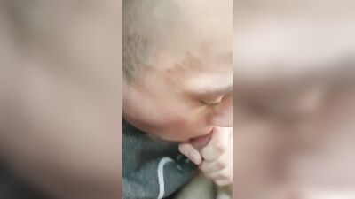 Massimo Blowjob in Car Fun: Sucking Gay Teen Porn