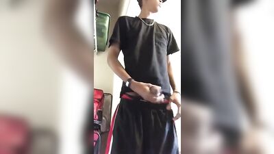 Young Freak BIG DICK Show-off!