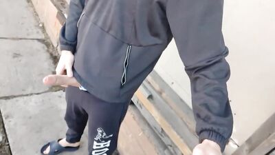 Outdoor Self-Pleasure with Handsome Boys: Making a Selfie Beating Off Porn