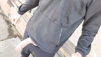 Outdoor Self-Pleasure with Handsome Boys: Making a Selfie Beating Off Porn