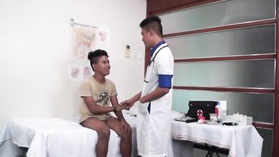 Young Asian Doctors Bareback Cumshots with Twink Patients - Gay Porn Videos