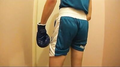 Boxer Cum Play After Webcam Practice - Amateur Solo Exposure!