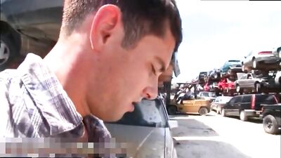 Fucking in the Junkyard: Wild Gay Porn Adventure Comes with Amateur Action and Junkyard Scenes!