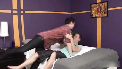 Two Skinny Barebackers - Action Bareback Twink Bare Sex