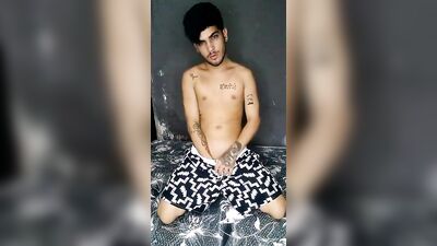 Stripped and Flexing: Latino Twink Porn Action!