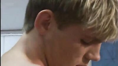 Two Horny Twinks: Gay Teen Porn in the Restroom