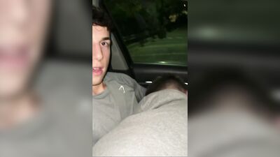 Horny car boys gay porn