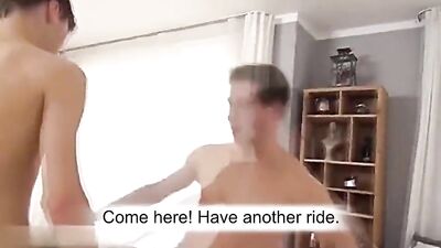 Shaved Young Nephew Barebacks His Cute Uncle in the Bedroom!