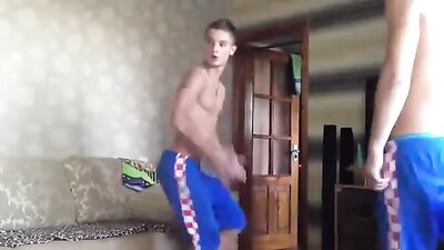 Gay Porn: Sexy Brothers Fetish Dance Party!