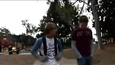 Twink Threeway - Gay Porn Boys Cum in the Ass!