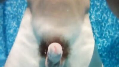 Gay Pool Cum: Amateur Solo Sex Shots!