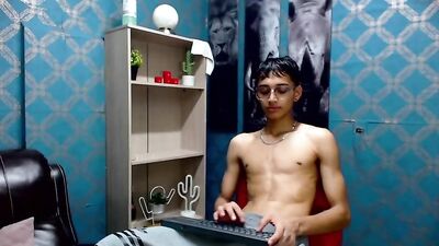 His Impressive Pole to Pounce Right: Latino Solo Web-Cam Cum Shots Action Amateur Big Cocks