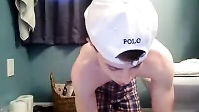 Gay Bathroom Boys Action Handjob - Solo Porn Exposure!