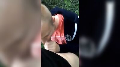 Satisfying Public Oral with Blond Cousins Sammus Porn