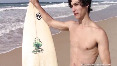 Twink Surf Boys Bust Nuts - Amateur First Time Solo
