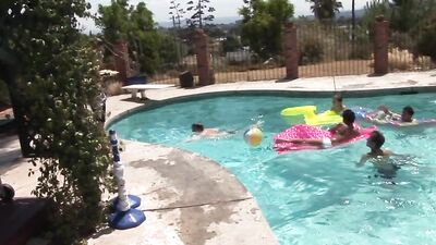 Gigantic Dick Pool Party: Two Topherboys Dominate!