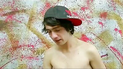 Outdoor Rimming Session with Blond Boy - Bareback Fun