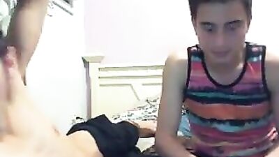 Exploring First-Time Bareback Amateur Webcam Fun with Two Boys Playing Around!