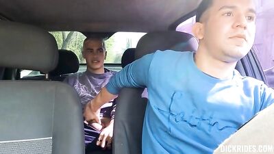 Carsex: Explosive Action with Strong Bareback Ride-Sharing Drivers