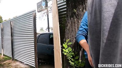 Carsex: Explosive Action with Strong Bareback Ride-Sharing Drivers