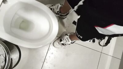 Public Toilet Boys: Jerking off in the Stall - Gay Porn Video!
