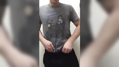 Gay Porn - College Studs Curved Dick Beats Off Boys!