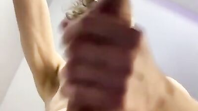 Jerking my cock and shooting my load - A Gay Porn Video from below Boys