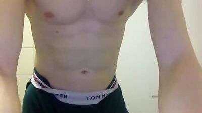 Explosive Big Cock College Jock Phone Bouncing and Cum!