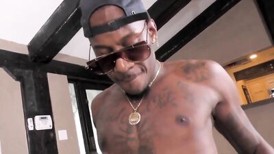 Ebony Threesome: Explosive Action with Black Studs!