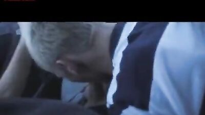 Blond Boyfriends Fucking in New Cars - Bareback Cum Shots and Oral Pleasures